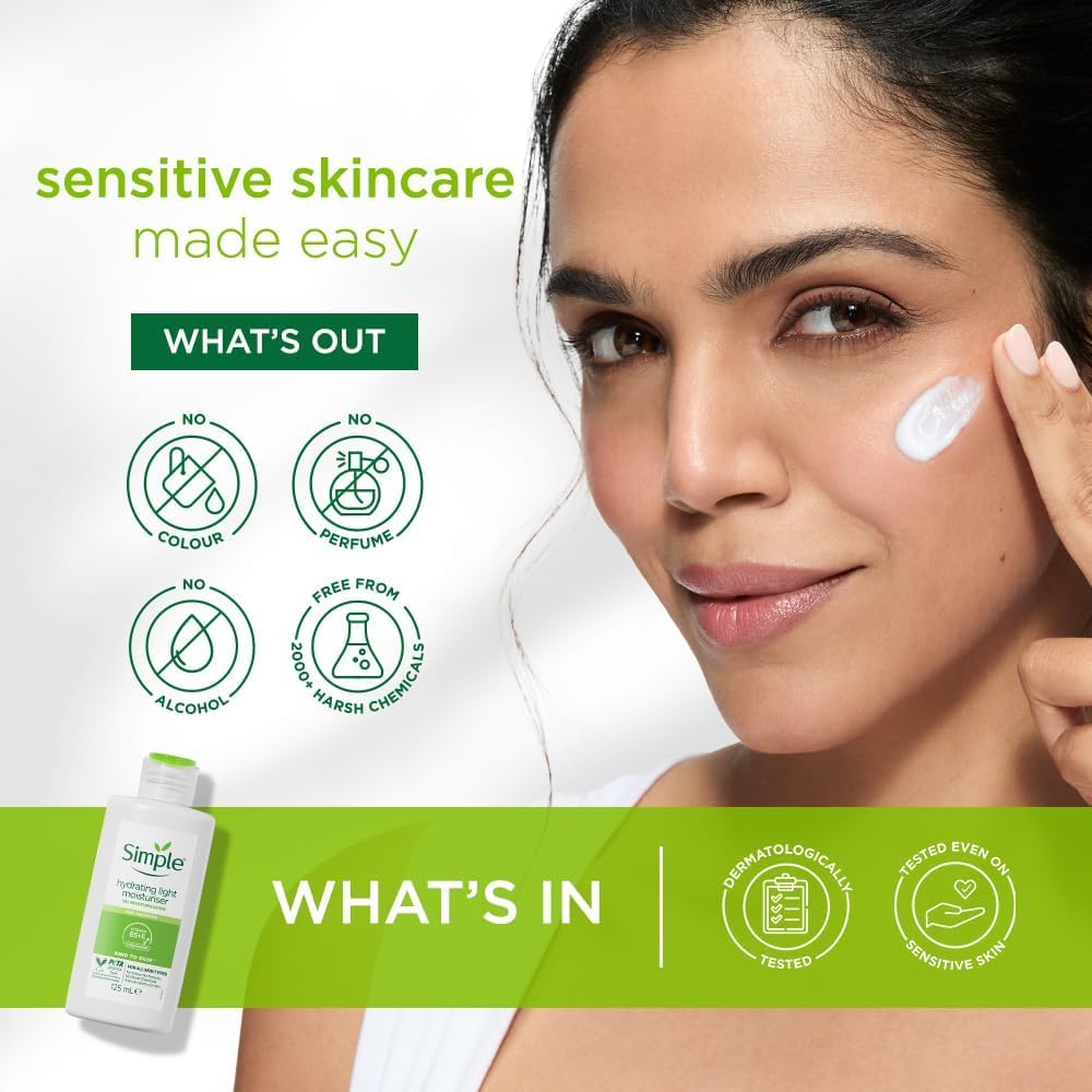 Simple Kind To Skin Hydrating Light Moisturiser 125 ml by Simple