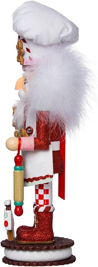 Kurt Adler HA0325 15" Gingerbread Chef Nutcracker
