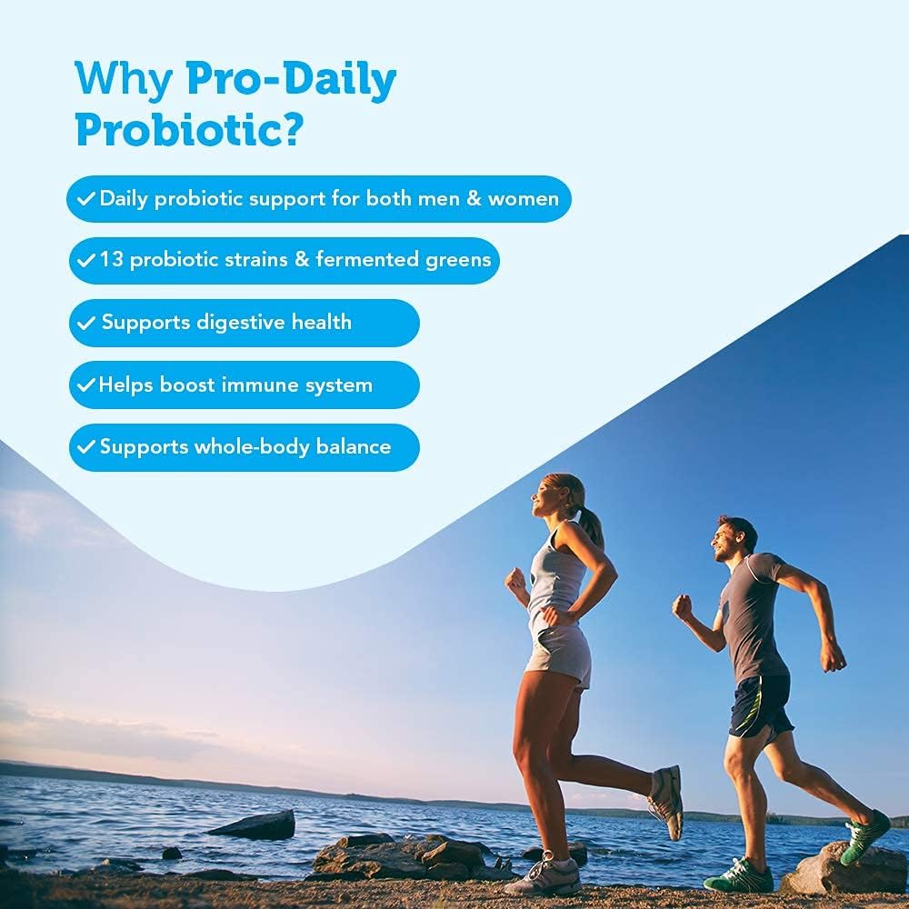 Vitamin Bounty Pro-Daily Probiotic 5 Billion CFU - 13 Strains with Lactobacillus Acidophilus & Bifidobacterium for Digestive Health - Probiotics for