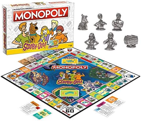 USAOPOLY Monopoly Scooby-Doo! Board Game | Official Merchandise Based on the Popular Cartoon | Classic Monopoly Game Featuring Characters