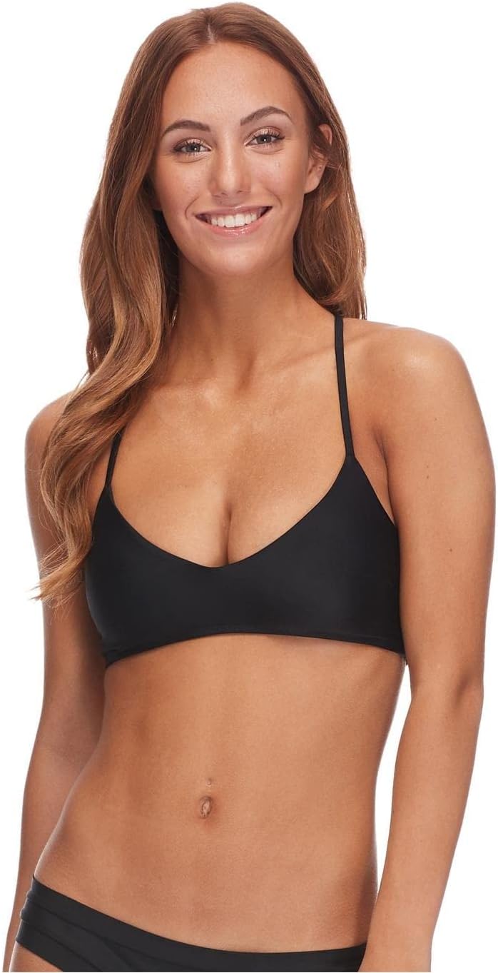Body Glove Standard Smoothies Alani Solid Strappy Back Bikini Top for Women