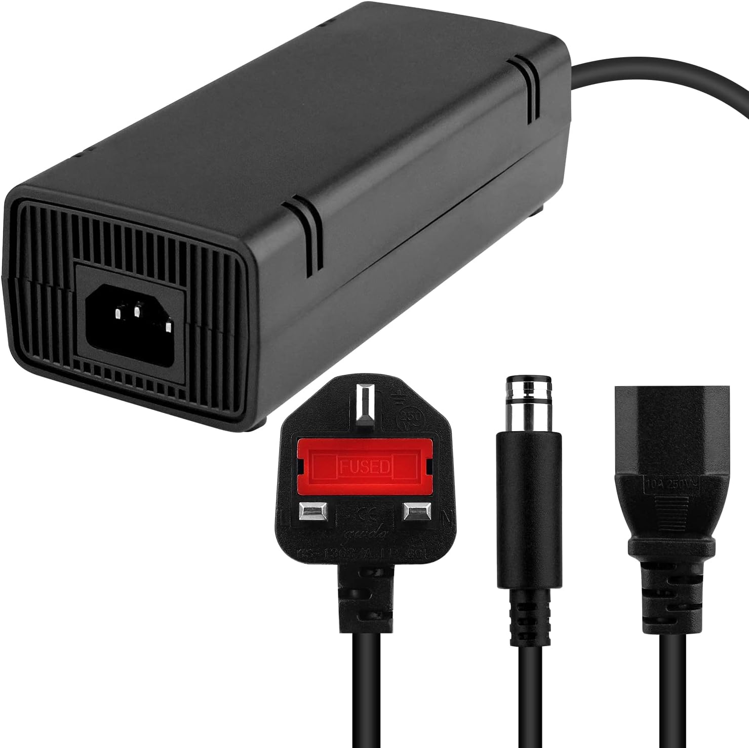 OSTENT US AC Adapter Charger Power Supply Cable Cord for Microsoft Xbox 360 E Console
