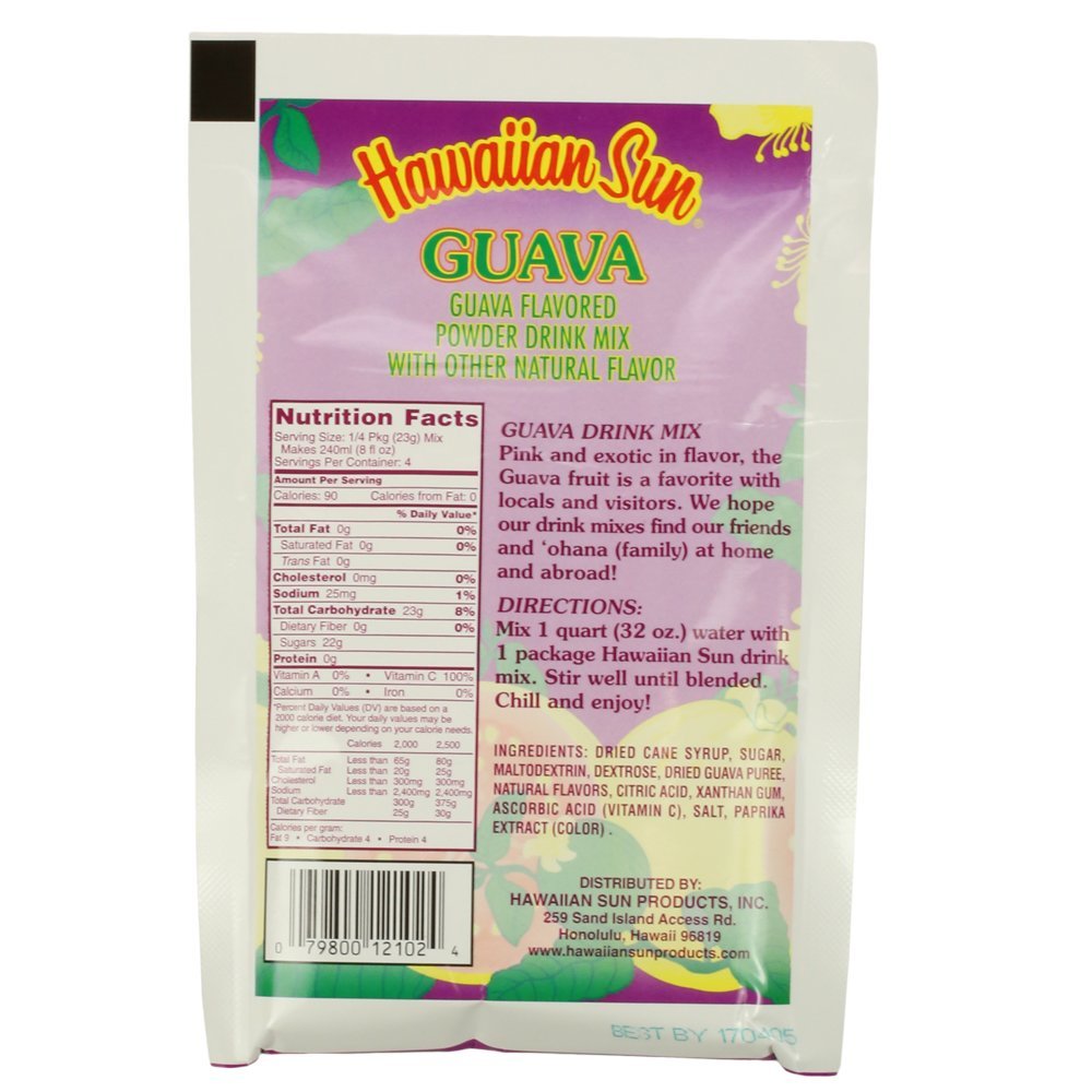 Hawaiian Sun Powder Drink Mix, Passion Orange, 4.44-Ounce