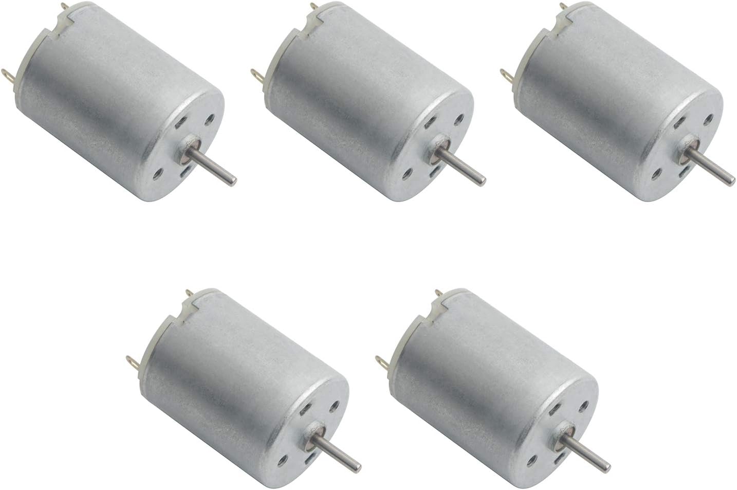Dc Motor 3V-12V 280 Micro Motor 42 x 24 mm for RC Boat Model Toys Diy (Pack of 5)