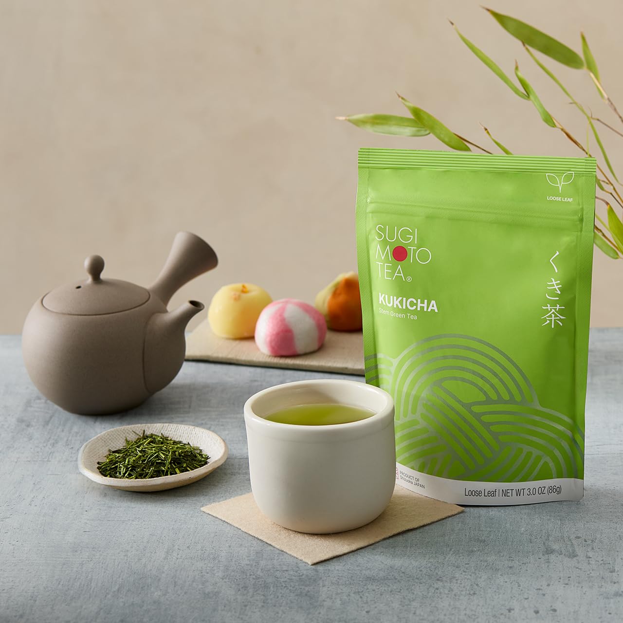 SUGIMOTO TEA Japanese Sencha Fukamushi Green Tea Loose Leaf Bulk 1.0 lb (454 g)