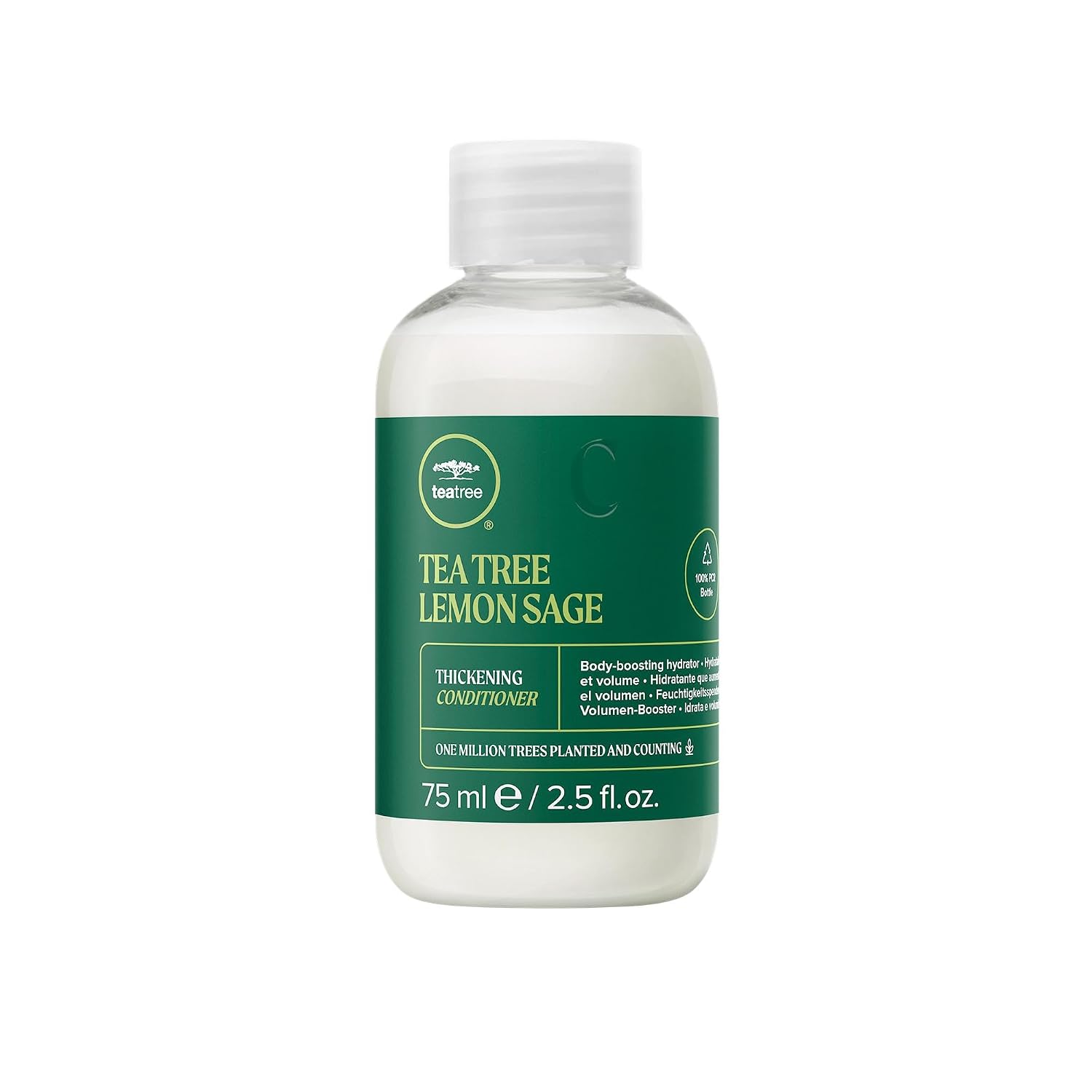 Tea Tree Lemon Sage Thickening Conditioner, Builds Body + Boosts Volume, For Fine Hair