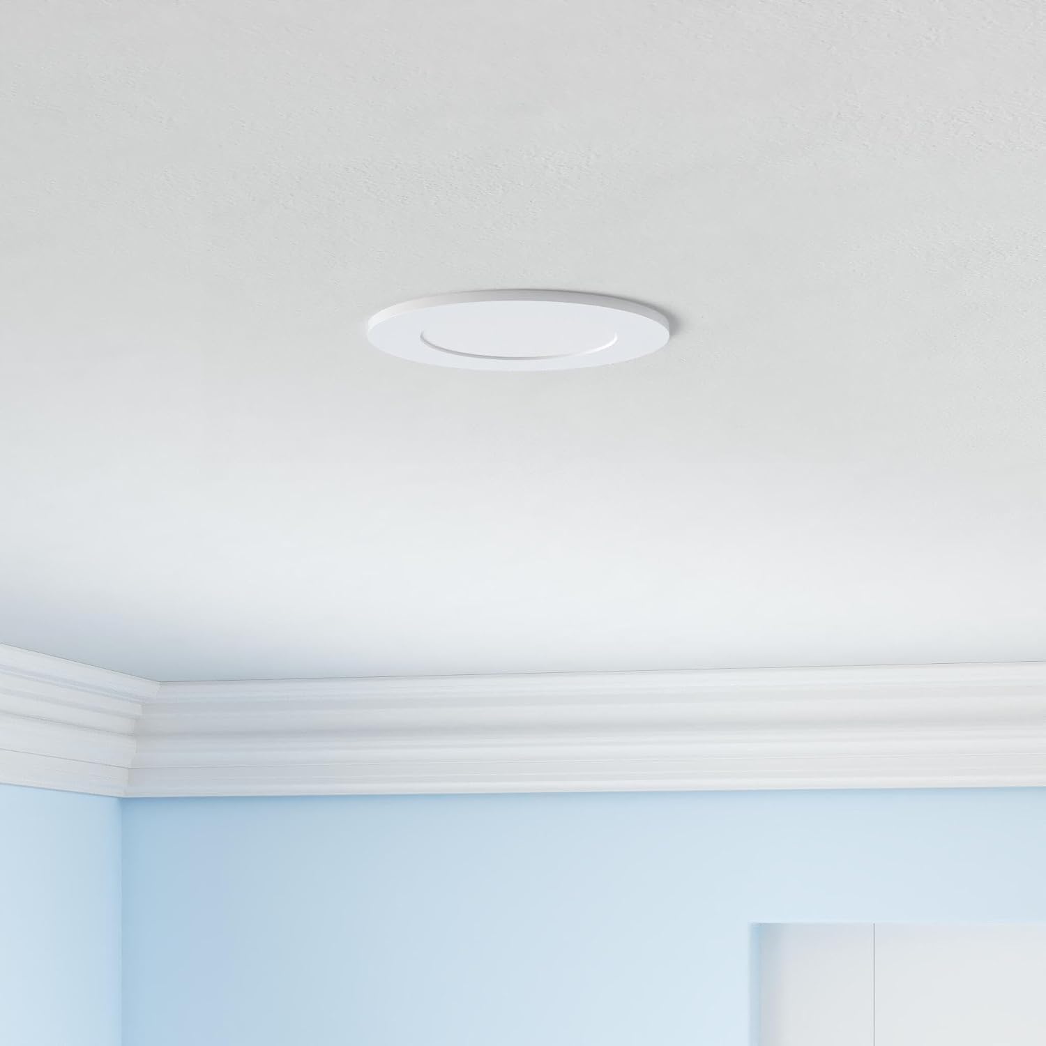 Ensenior 6 Pack 6 Inch LED Recessed Light, 5CCT Dimmable Canless Wafer