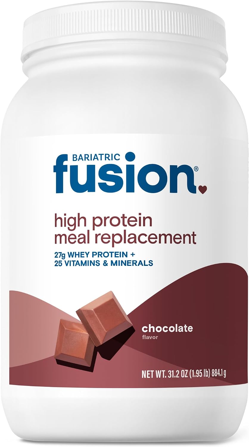 Bariatric Fusion Cappucino Meal Replacement 27g Protein Powder, 21 Serving Tub for Bariatric Surgery Patients Including Gastric Bypass and Sleeve Gastrectomy - No Gluten, Aspartame or Sugar