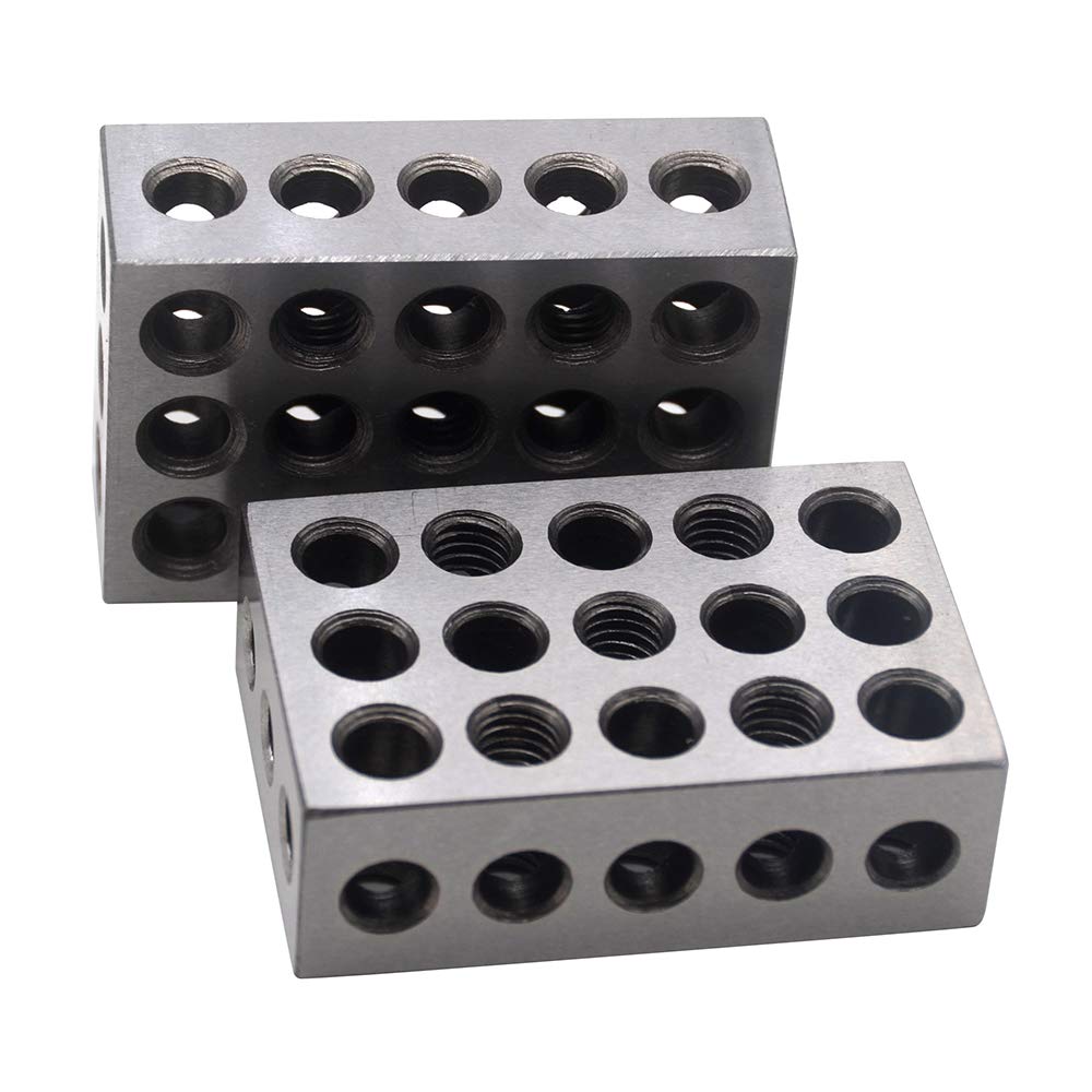 Oudtinx 1-2-3 Blocks Matched Pair Hardened Steel 23 Holes