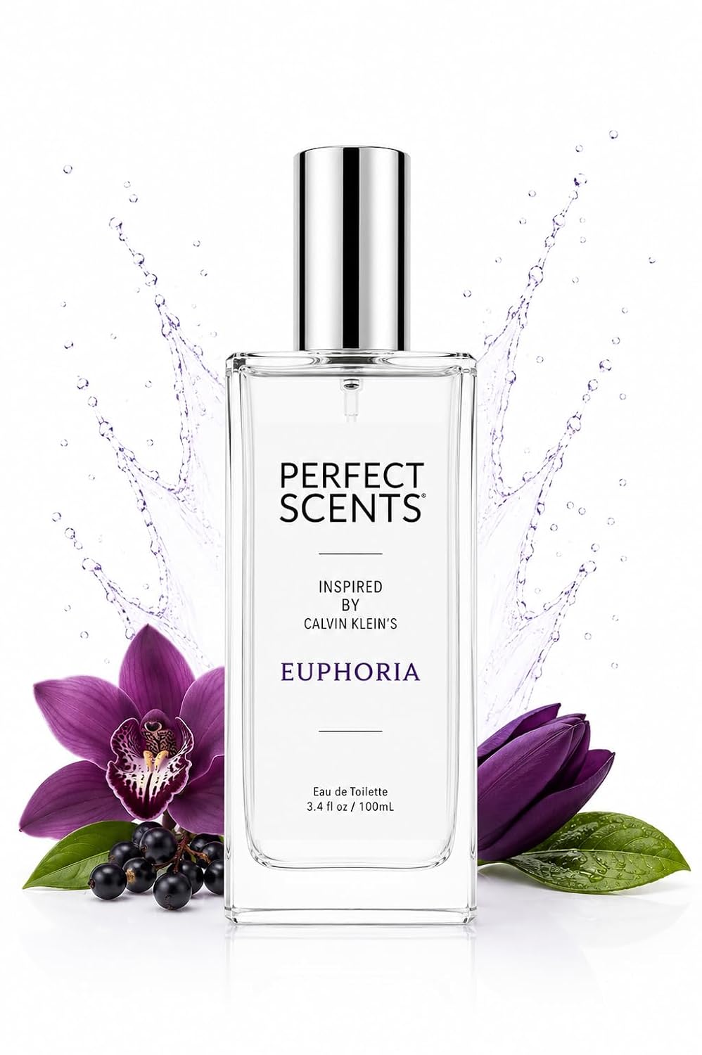 Perfect Scents Fragrances, Inspired by Juicy Couture's Juicy Couture, Women’s Eau de Toilette, Vegan, Paraben-Free, Phthalate-Free, Never Tested on Animals, 2.5 Fluid Ounces