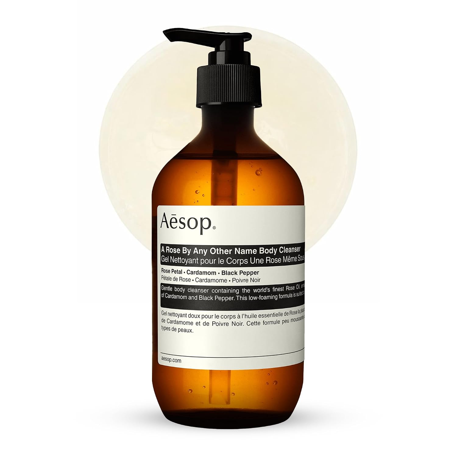 Aesop Geranium Leaf Body Cleanser | Gentle Shower Gel with Geranium, Mandarin and Bergamot Essential Oil Blend to Refresh & Balance Skin | 500 mL / 16.9 oz