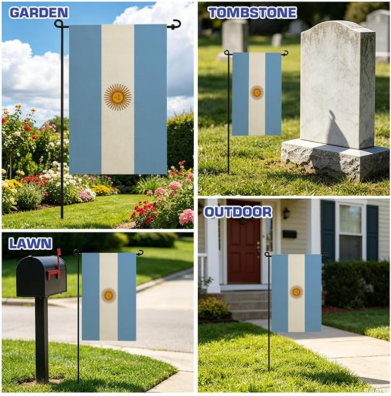Nicaragua Nicaraguans Garden Flags 12x18 Inch Double Sided Burlap Patriotic Country Yard Flag Banners Outdoor Weather Resistant Farmhouse Porch Lawn Decoration