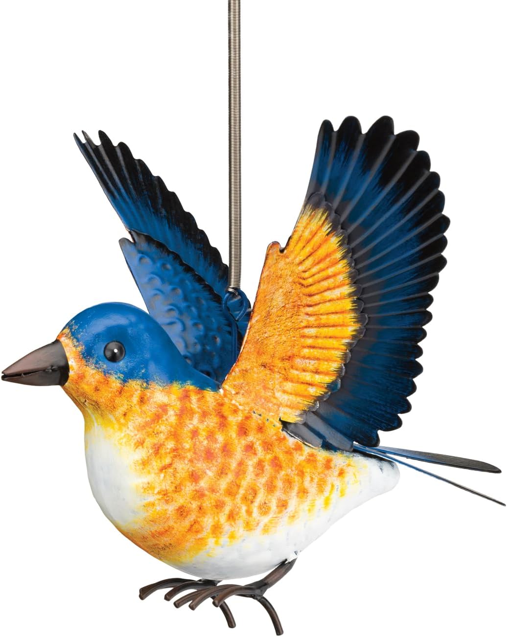 Regal Art & Gift Bird Bouncie, Hand-Painted Metal Spring Garden Decor