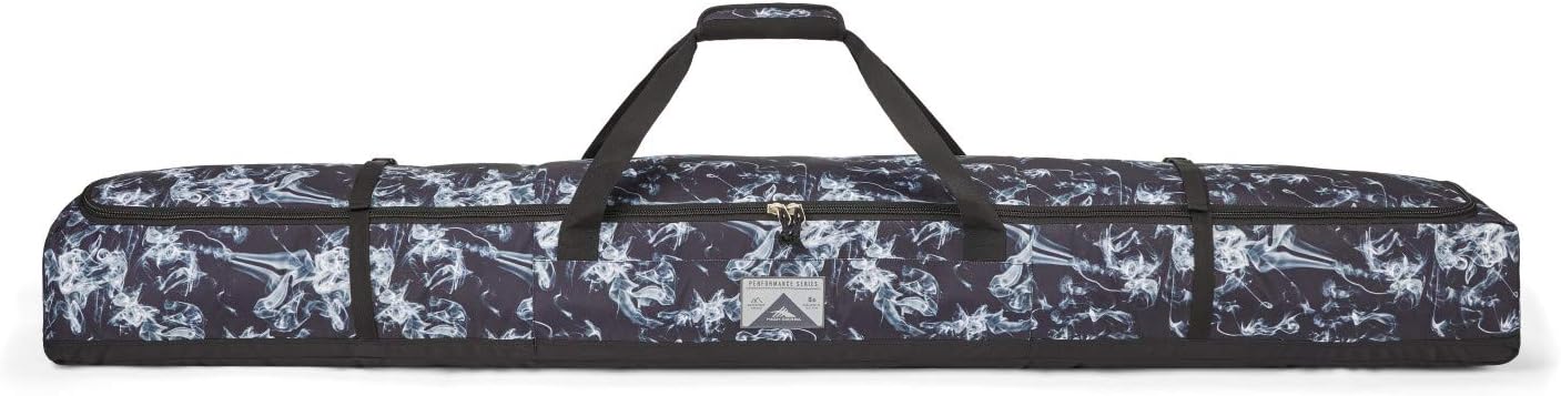 High Sierra Padded Ski Bag for Single Pair of Skis, Black, Up to 6 Feet