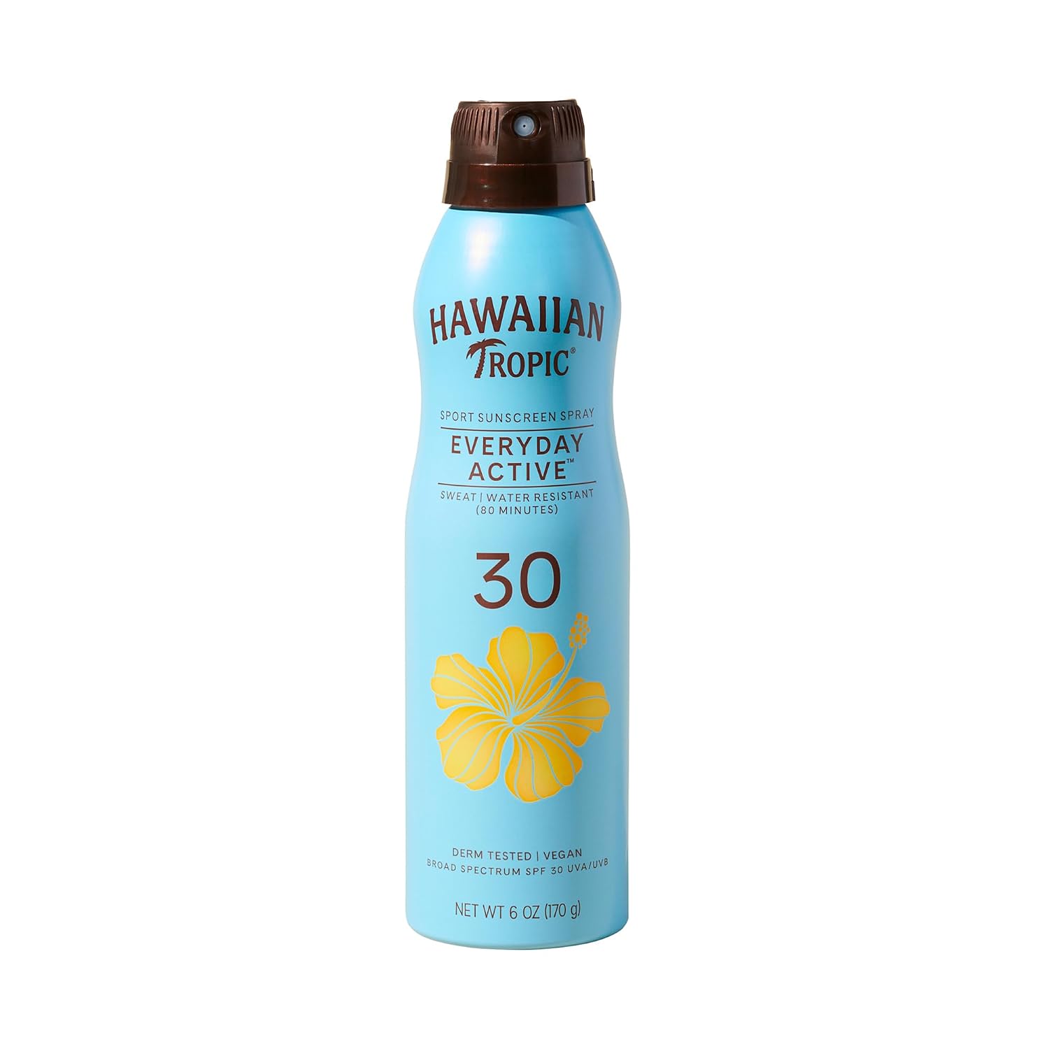 Hawaiian Tropic Island Sport Sunscreen Spray, Clear Coconut, 6 Ounce