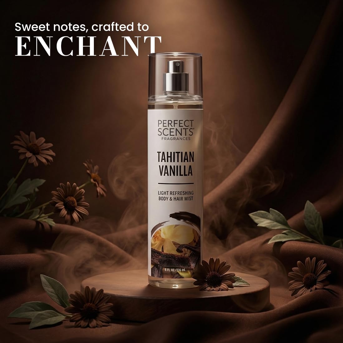 Instyle Fragrances Light Refreshing Body & Hair Mist, Tahitian Vanilla