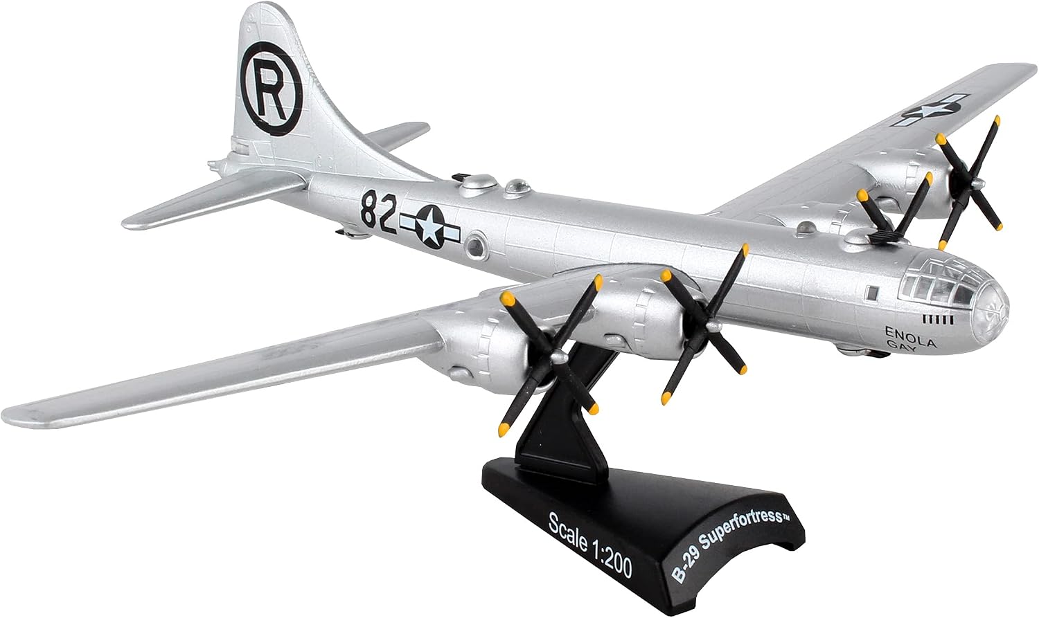 Daron Worldwide Trading B-29 Superfortress Enola Gay Vehicle (1:200 Scale), White