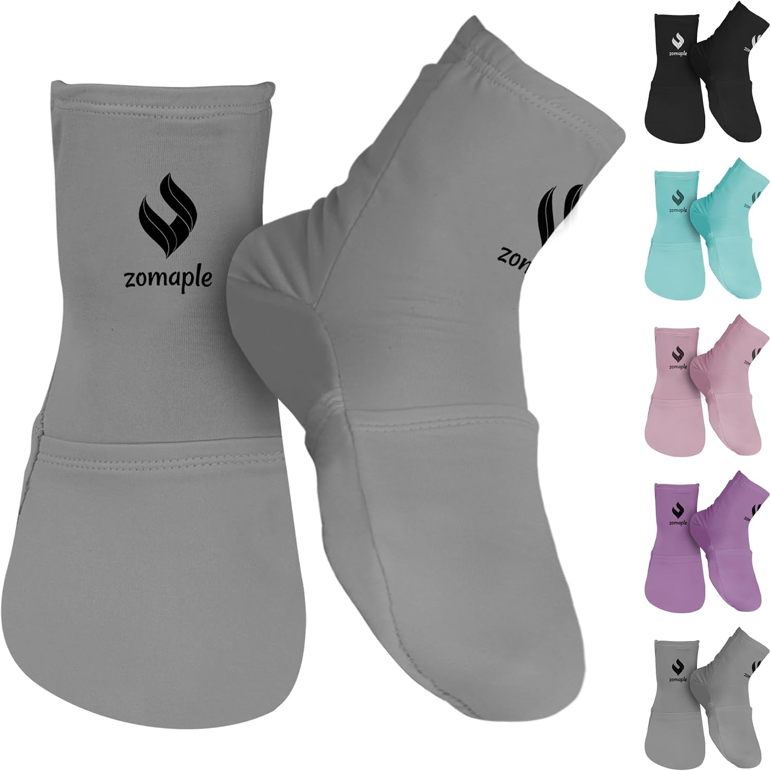 Zomaple Cold Therapy Socks, 2 Gel Packs for Neuropathy & Hot Feet Comfort
