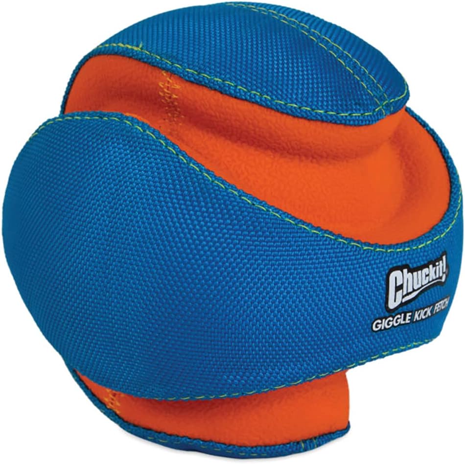 Chuckit! Kick Fetch Ball Dog Toy, Floats in Water, Large 8 Inch Diameter | Durable rubber and foam build, interactive play design, great for pool or lake sessions, built for big breed dogs each day