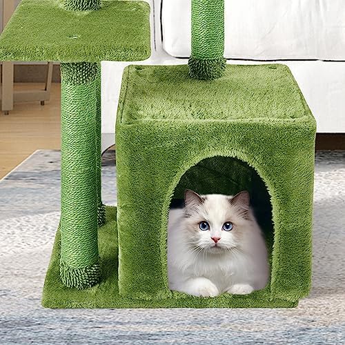 Cute Cat Tree Kitten Cat Tower Condo Cat Furniture Sisal Scratching Posts G