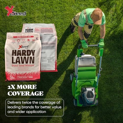 X-Seed Ultra Premium Hardy Lawn Seed Mixture, 7-Pound