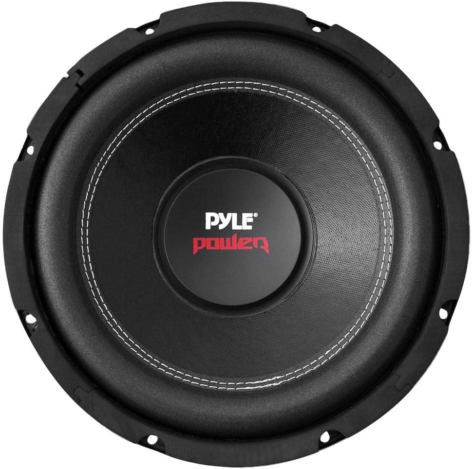 Pyle 8" Car Subwoofer Speaker - 800 Watt Dual 4 Ohm Voice Coil, Treated Foam Surround, Non-Pressed Paper Cone, 60oz Magnet - Powerful Vehicle Audio Bass Woofer for Car Stereo Systems - PLPW8D (Black)