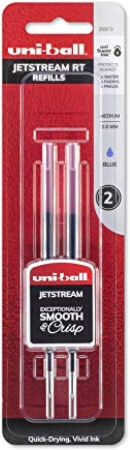 uniball™ Jetstream RT Ballpoint Pens, Black, 1.0mm Medium Point, 12 Count
