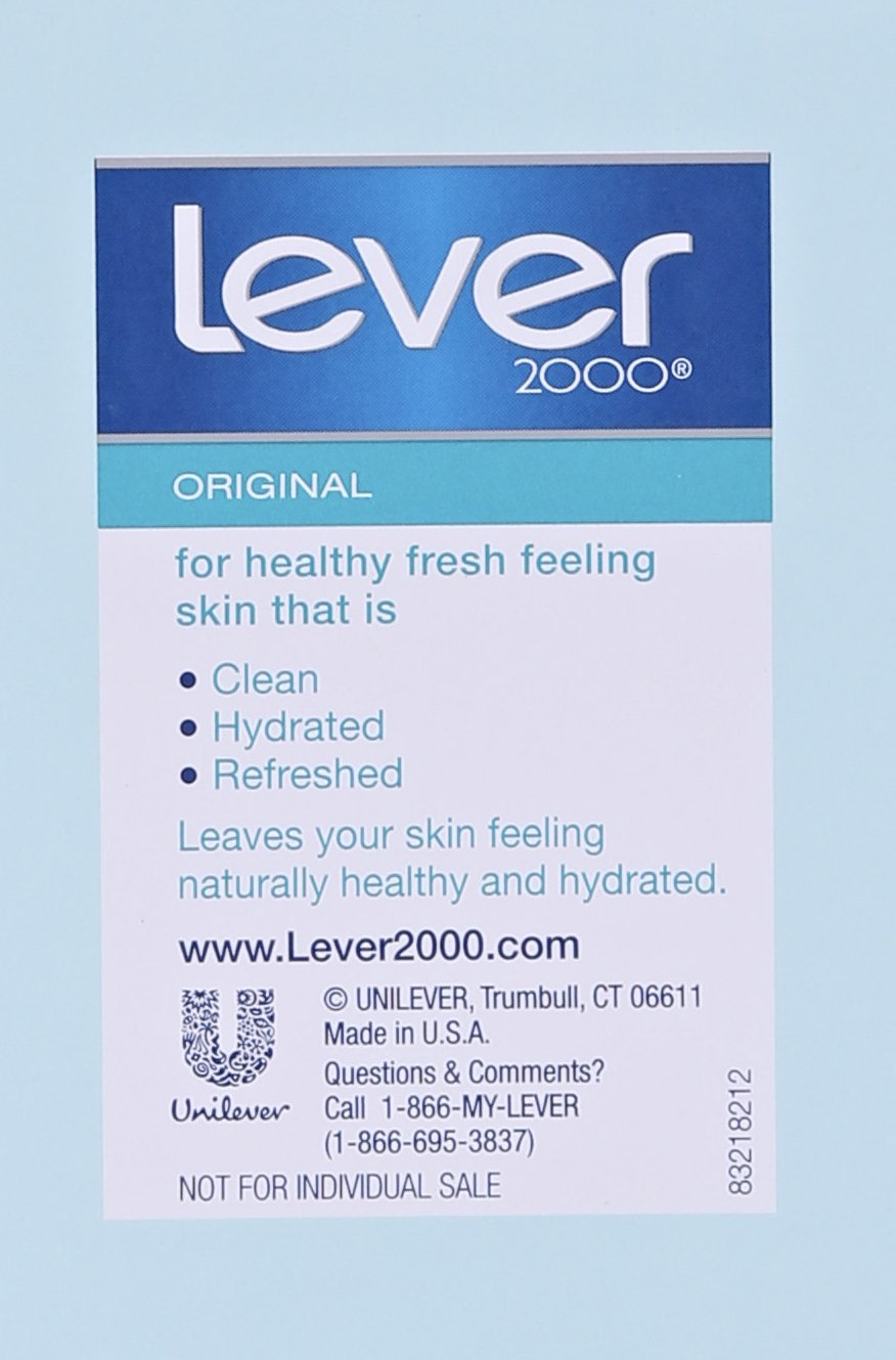 Lever 2000 Original Refreshing Bar Soap, Perfectly Fresh 4 oz, 2 ea