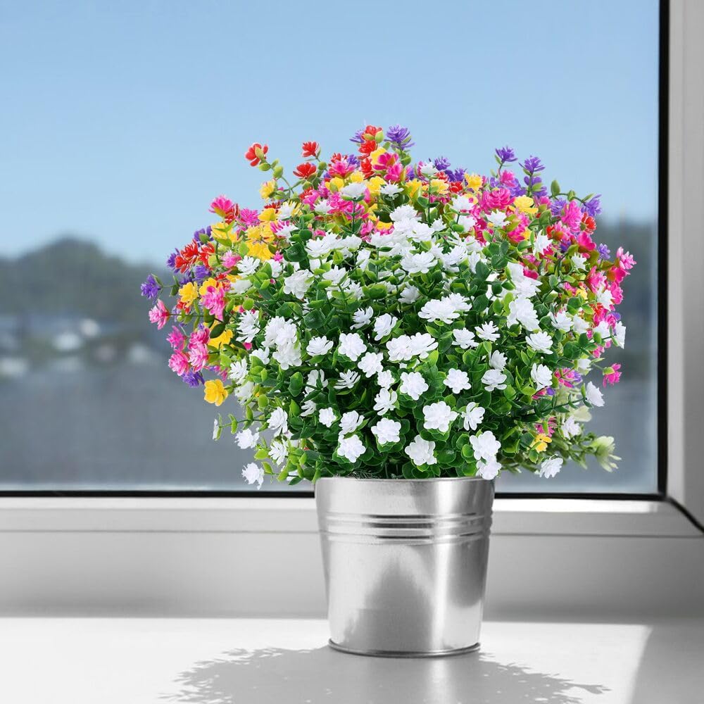 6 Bundles Artificial Flowers