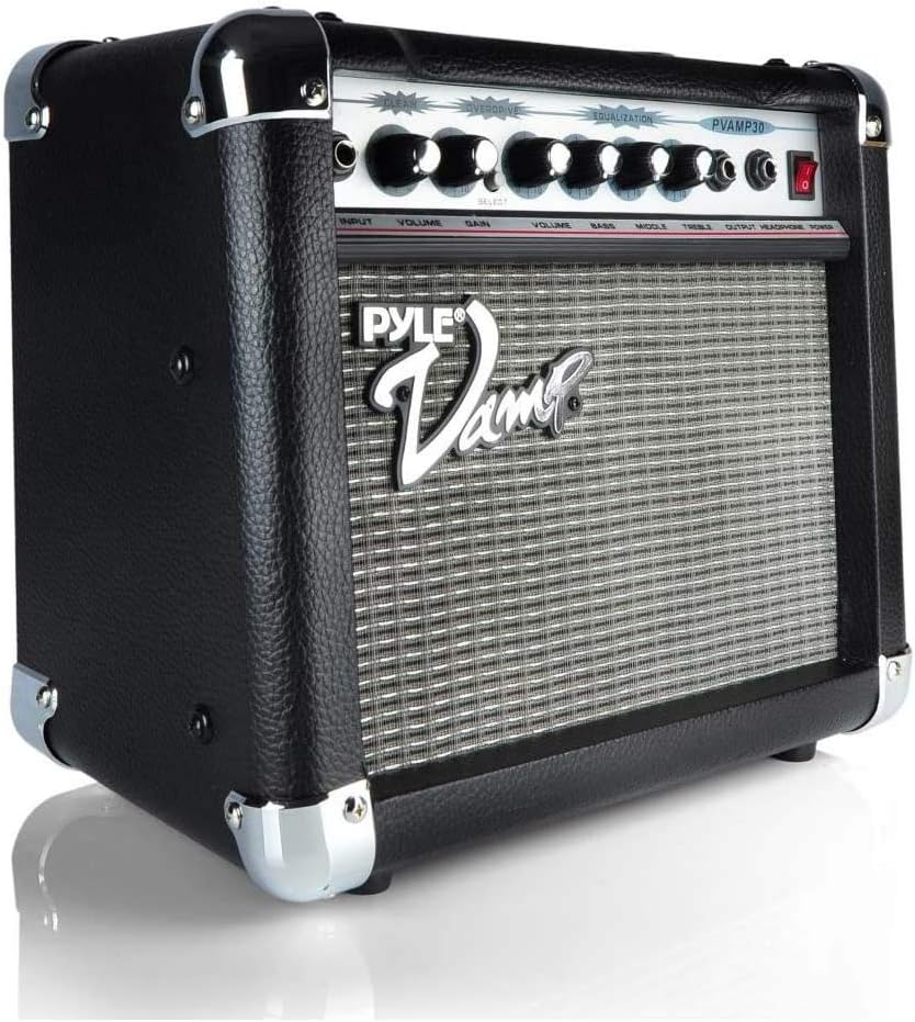 PYLE PVAMP30 30W Vamp-Series Amplifier with 3-Band EQ & Overdrive
