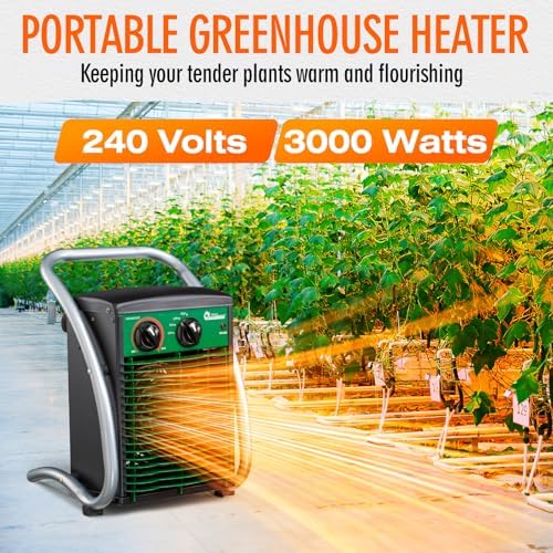 DR. INFRARED HEATER DR218-1500W Greenhouse Garage Workshop Infrared Heater, 1500-watt