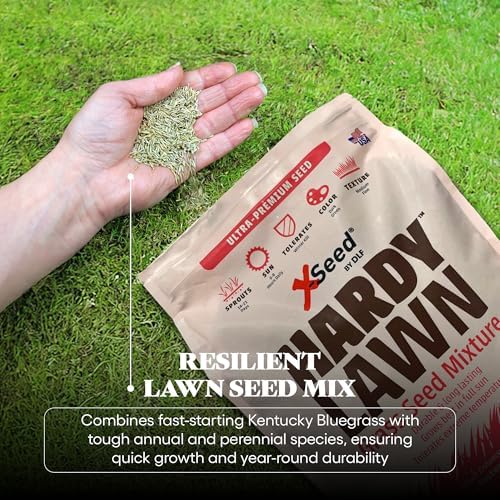 X-Seed Ultra Premium Hardy Lawn Seed Mixture, 7-Pound