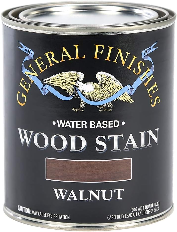 General Finishes Water Based Wood Stain, 1 Quart, Antique Oak