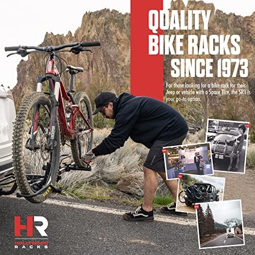 Hollywood Racks, Trail Rider, Hitch Mount Rack, 1-1/4'' and 2'', Bikes: 2 | Carries up to 2 Bikes with Easy Access