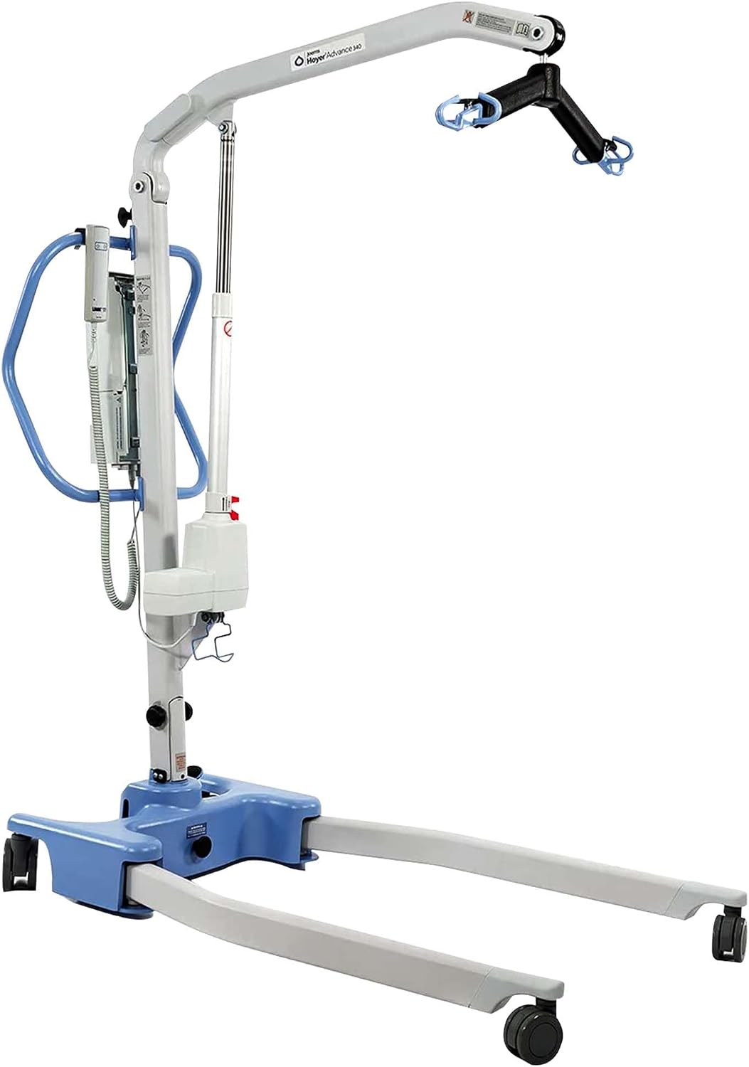 Joerns Hoyer Advance Electric Portable Patient Lift - Foldable Lightweight 70 lbs, 340 lb Capacity, Battery Powered for Home Care