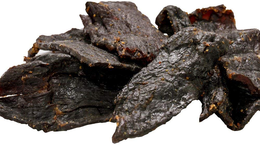 Buffalo Bills 16 Oz Premium Maple Beef Jerky Peppered Pieces in Random Size | Made In The USA, 100% US Beef, USDA Inspected, Whole Muscle Jerky, Real Maple Syrup & Fresh Cracked Black Pepper, Diet Snack