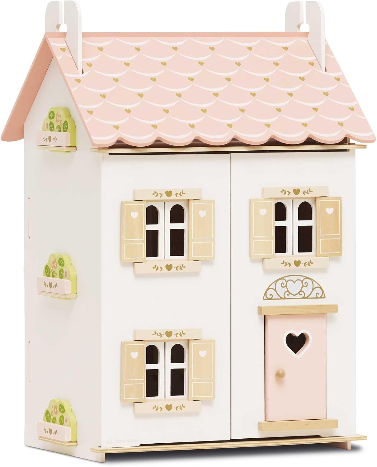 Le Toy Van Iconic Sophie's Large Wooden Doll House | Wooden Iconic Dollshouse, FSC Certified Wood, Plastic Free, Rigorously Safety-Tested