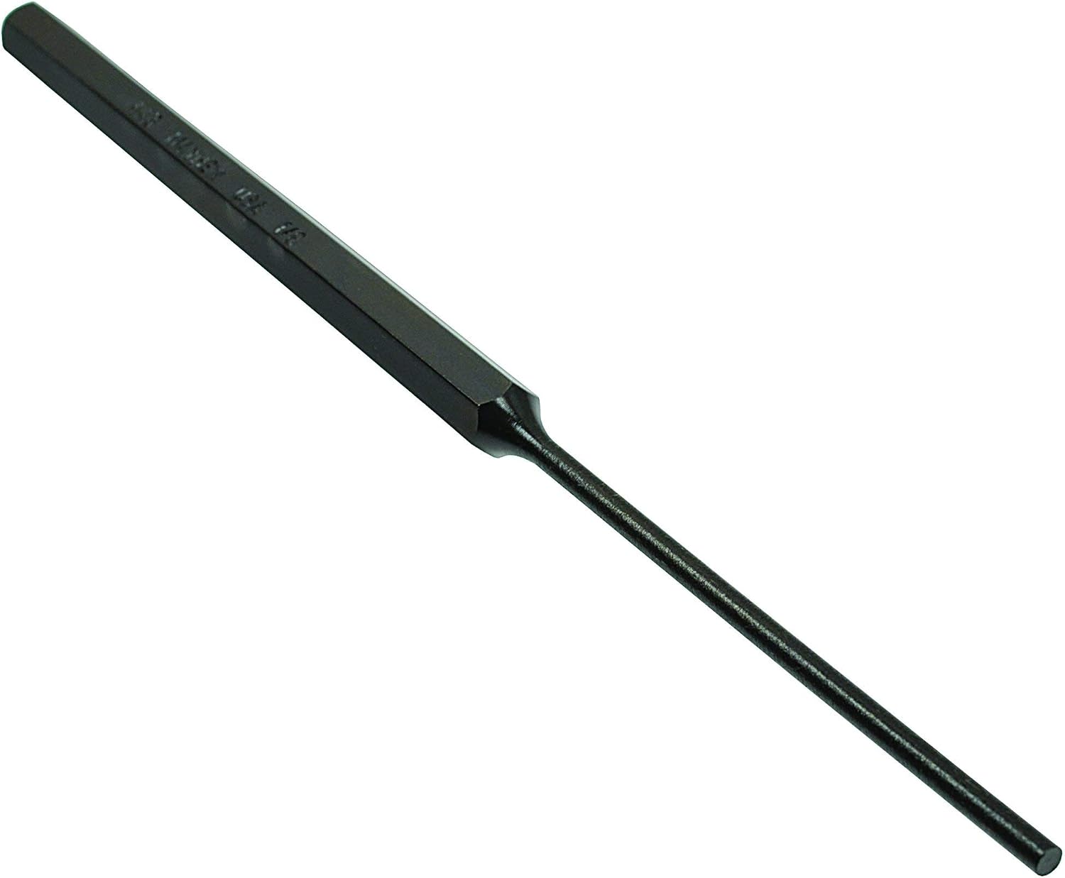 Mayhew Tools 21500 Extra Long Pin Punch, 1/8" x 8", Black Oxide Finish
