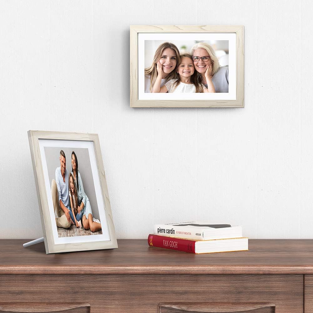 Dragon Touch Digital Picture Frame WiFi 10 inch IPS Touch Screen Digital Photo Frame Display, 32GB Storage, Auto-Rotate, Share Photos via App, Email