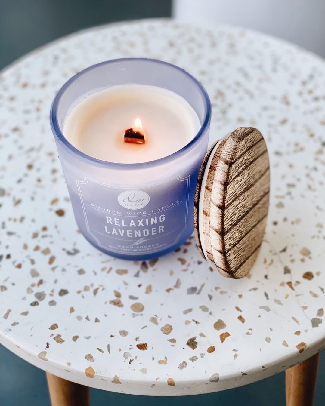 DW Home Relaxing Lavender Scented Candle for Home, 9 oz, 8.8 oz Candle Jar, Up to 33H Burn Time, Luxury Scented Candle for Relaxation, Gifting, Home Décor