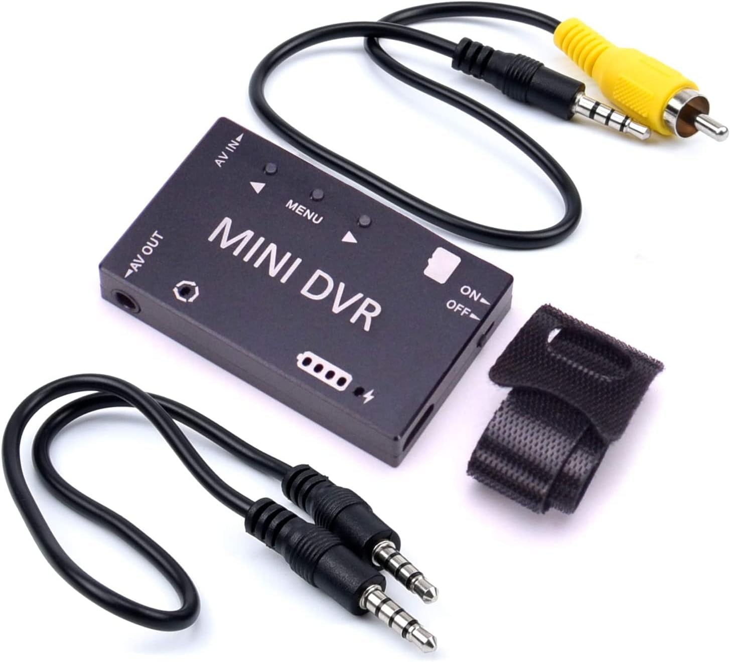 Mini FPV DVR Digital Video Recorder, 720P HD, NTSC/PAL, 32GB TF-Card Support, Built-in Battery, 3.5mm AV Interface