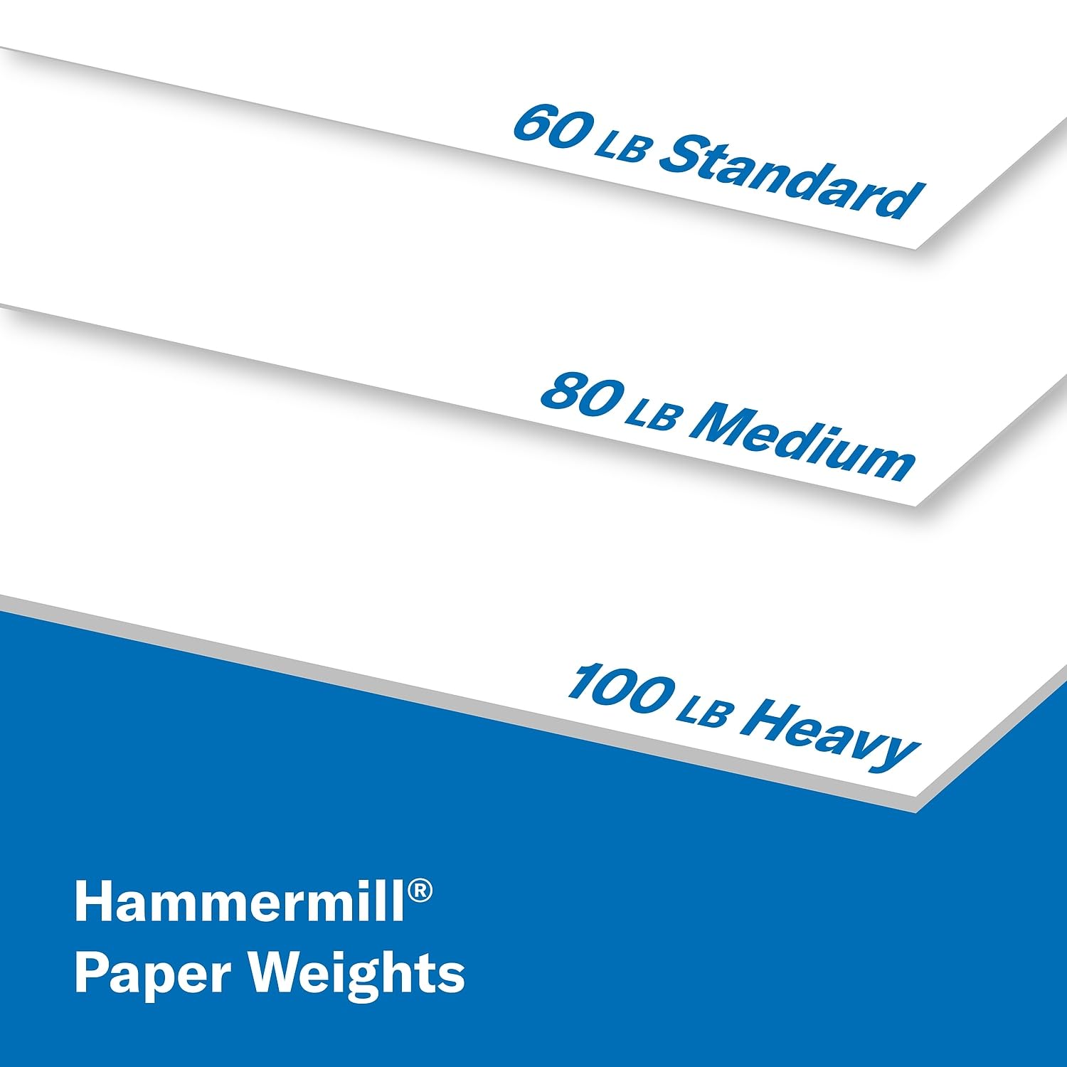 Hammermill 122549 Premium Color Copy Cover, 60 lbs., 8 1/2 x 11, Photo White, 250 Sheets