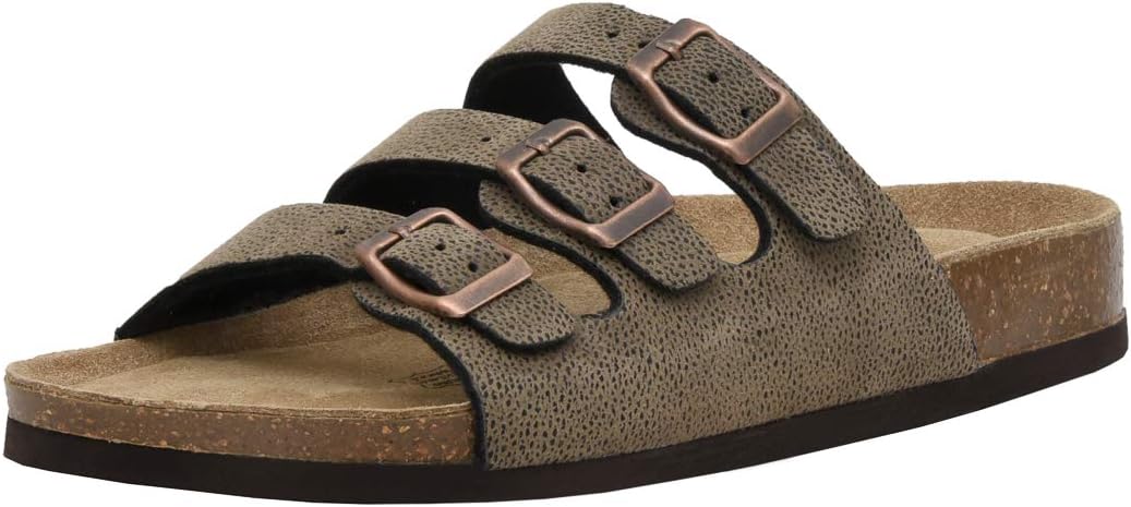 CUSHIONAIRE Women's Lela Cork footbed Sandal with +Comfort