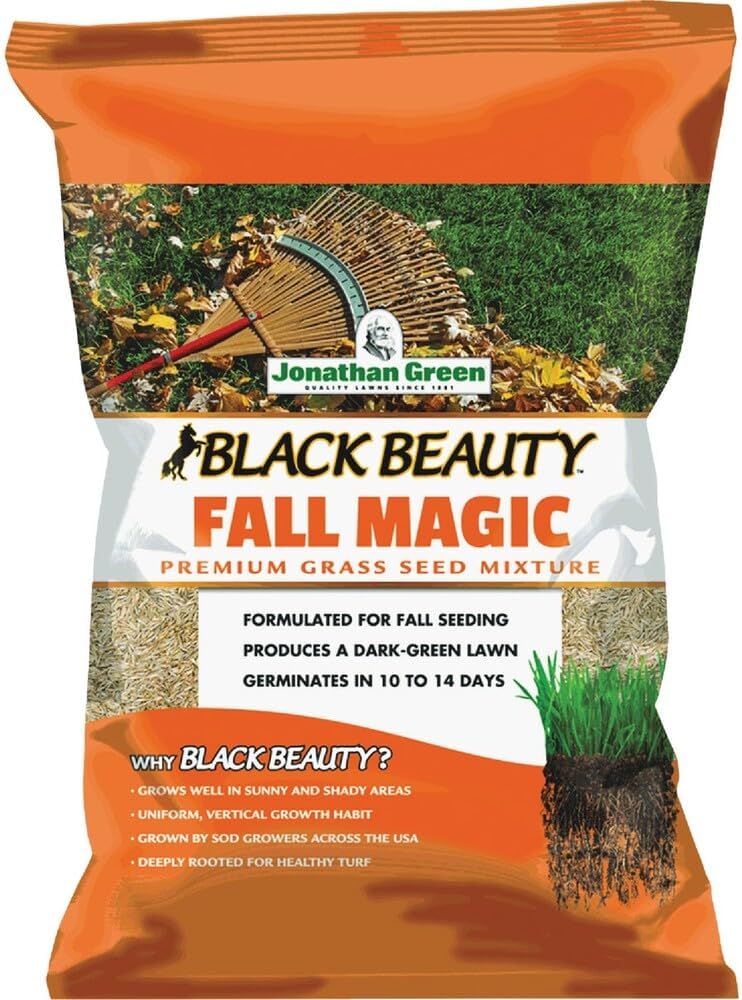 Jonathan Green (10765) Black Beauty Fall Magic Grass Seed - Cool Season Lawn Seed (3 lb)