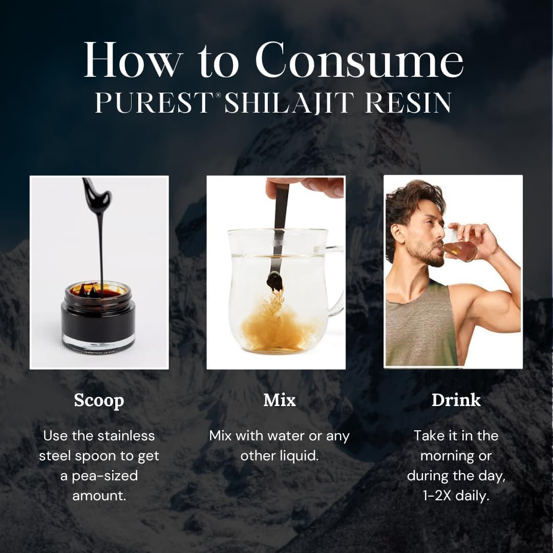 Pure Himalayan Shilajit | 100% Pure Natural Shilajit Grade A Max Potency 85+ Trace Minerals & Fulvic Acid | 3rd Party US Lab Tested | Altai Tablets