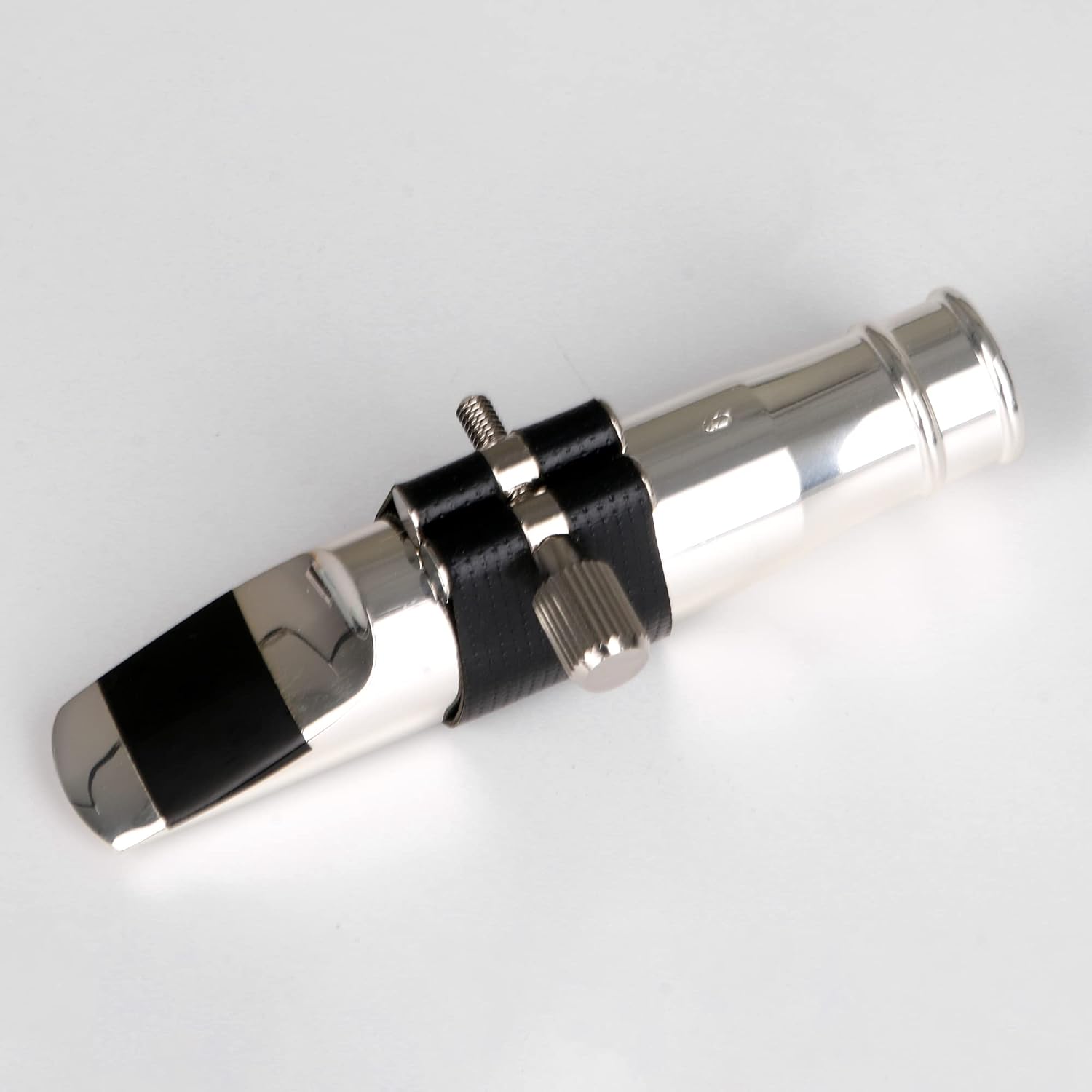 Yibuy Jazz Tenor Saxophone Mouthpiece Set Silver 6# Saxophone Replacement Parts