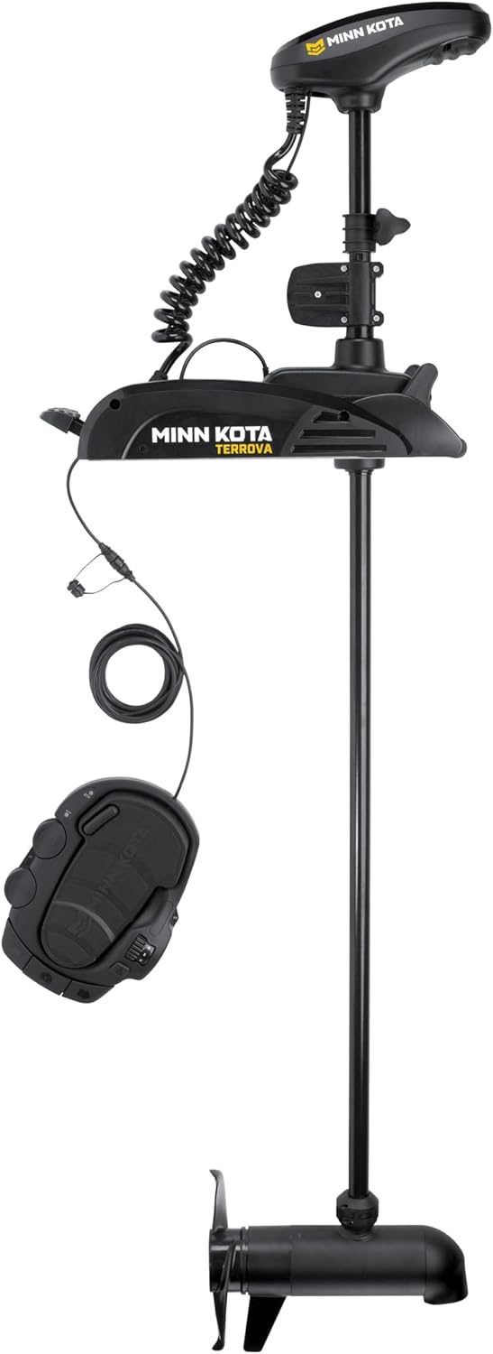 Minn Kota 1358858 Terrova Freshwater Electric-Steer Bow-Mount Trolling Motor with Universal Sonar 2, i-Pilot Link GPS & Digital Maximizer