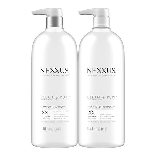 Nexxus Clean & Pure Clarifying Shampoo + Conditioner Set 33.8 oz 2 ct