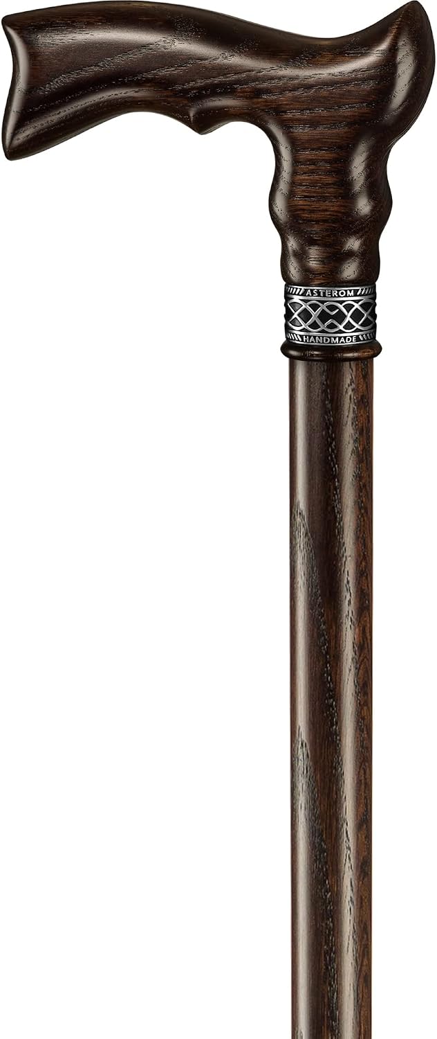 Asterom Extra-Tall Walking Cane for Men - Ergonomic Walking Stick, 39 Inch