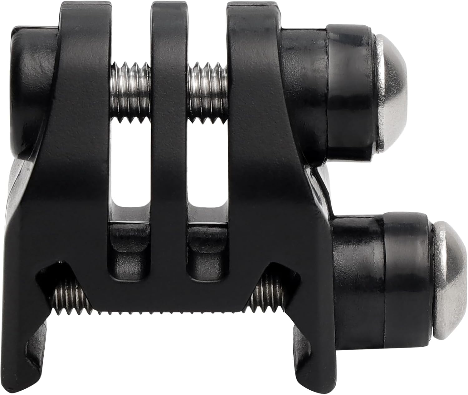 Picatinny Rails Airsoft Rail Helmet Excavator Mounts Bracket Adapter for GoPro Action Camera (2Black)
